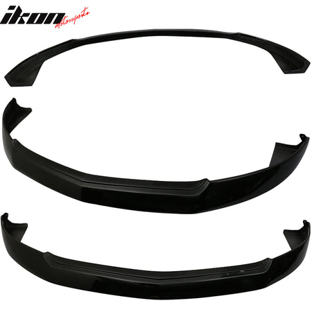 Fits 05-09 Ford Mustang GT V8 IKC Style Front Bumper Lip PU Painted #UA Ebony