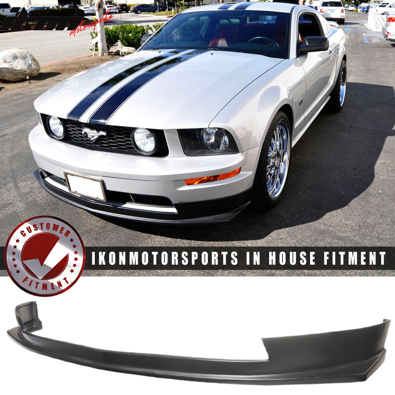 2005-2009 Ford Mustang V8 Type-Sport Style Front Bumper Lip Spoiler PU