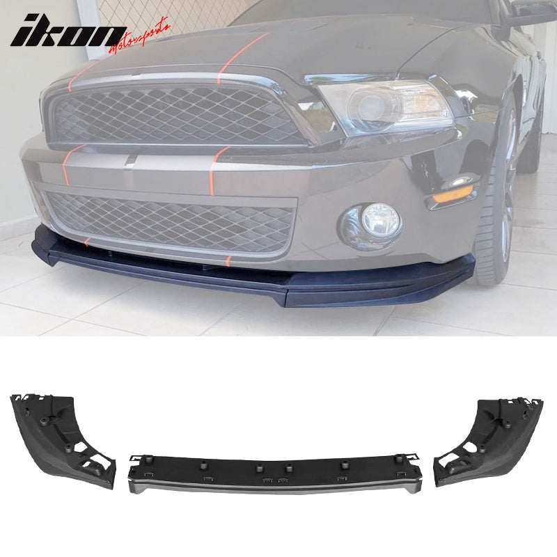 2010-2014 Ford Mustang GT500 Front Lip OE Style 3PC Splitter