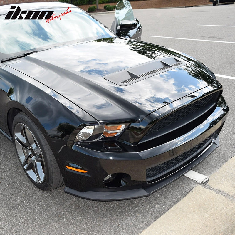 For 10-14 Ford Mustang GT500 Front Bumper Lip OE Style Chin Spoiler Splitter Kit