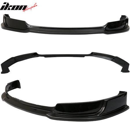 IKON MOTORSPORTS, Front Bumper Lip Compatible With 2013-2014 FORD MUSTANG V6 & GT, Front Lip Spoiler Splitter