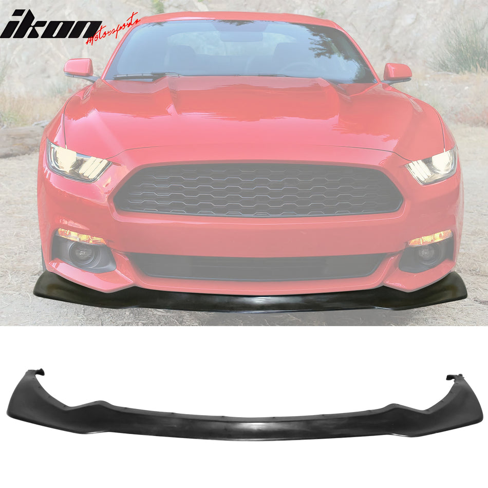 2015-2017 Ford Mustang Shelby GT Style Unpainted Front Lip SplitterPU