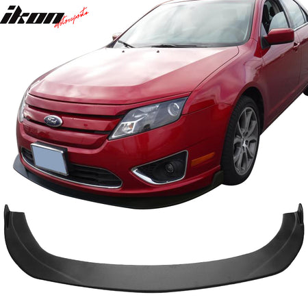 IKON Style Universal Front Bumper Lip Splitter Unpainted - PP