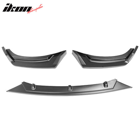 Fits 21-23 Ford Mustang Mach-E GT 3PCS Front Bumper Lip Spoiler PP