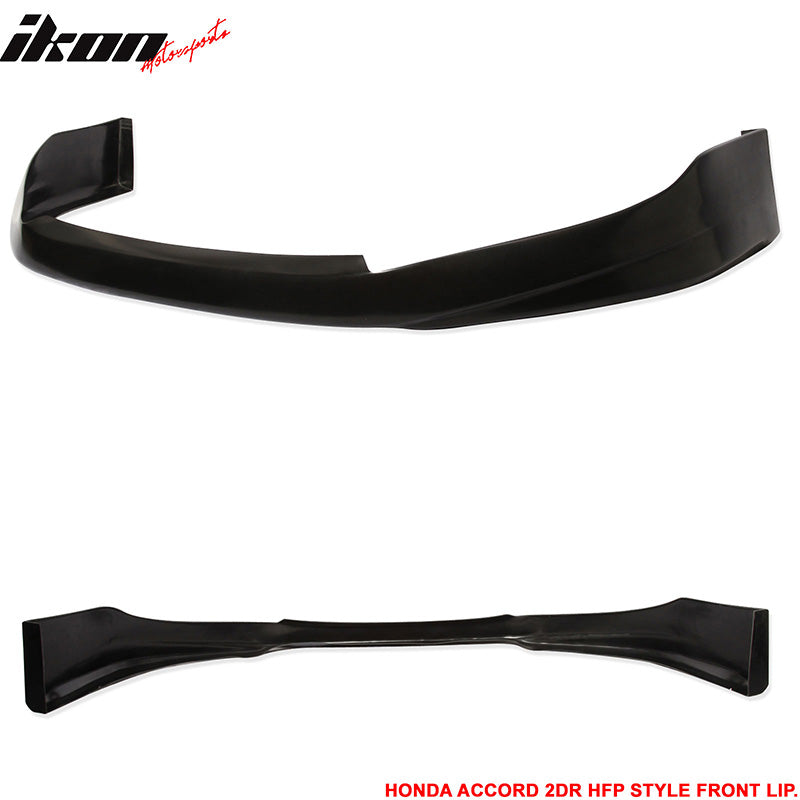 Fits 03-05 Honda Accord 2DR Coupe HFP Style Unpainted Front Bumper Lip Spoiler