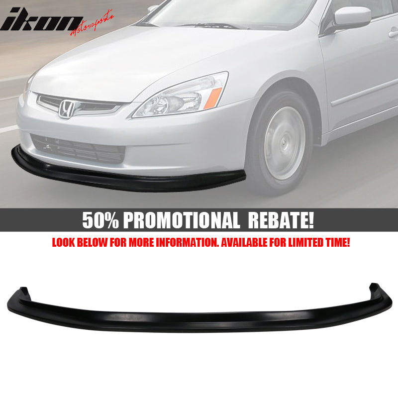 2003-2005 Honda Accord Sedan MDA Style Front Bumper Lip Spoiler PU