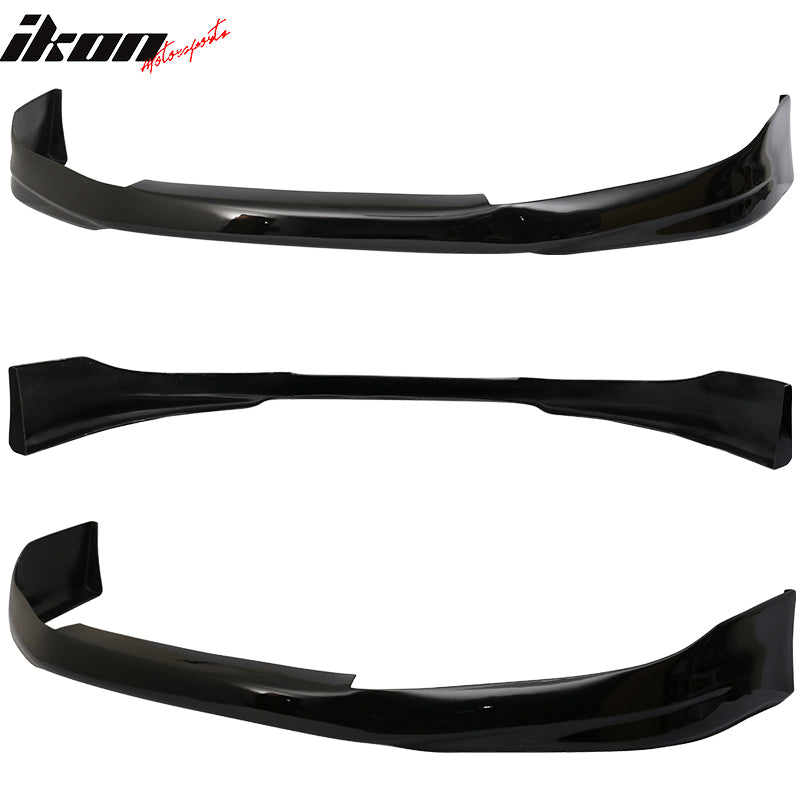 Fits 06-07 Honda Accord 2Dr HFP Style Front Bumper Lip Painted #B92P Black Pearl