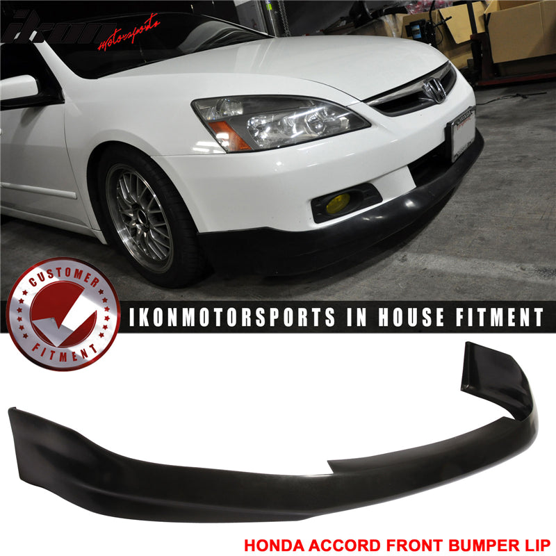 2006-2007 Honda Accord Coupe HFP Style PUnpainted Front Bumper Lip PU