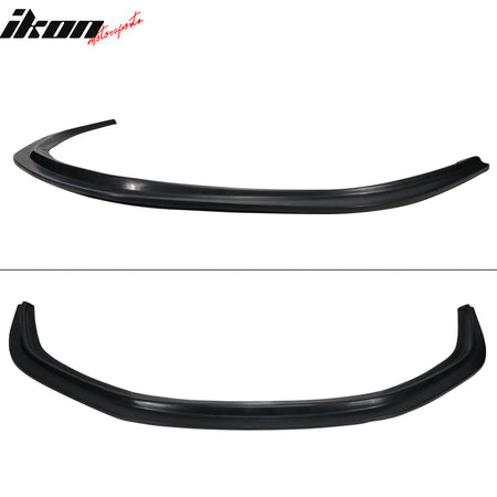 Compatible With 06-07 Honda Accord 4 Door MDA Style Front Bumper Lip Spoiler Black PU By IKON MOTORSPORTS