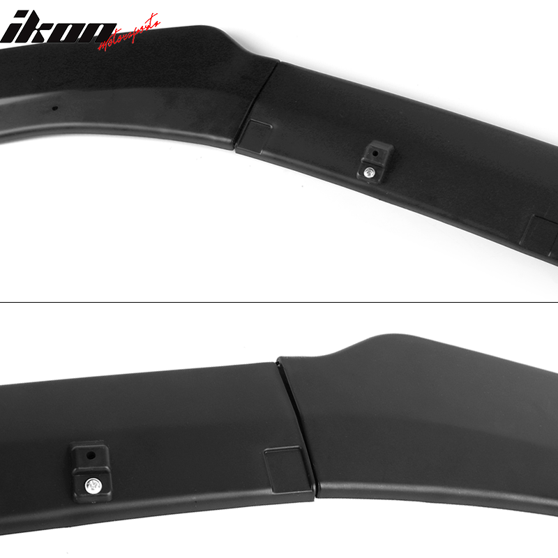 Fits 16-19 Chevy Cruze RS OE Style Front Bumper Lip 3PC Unpainted Spoiler PP Kit