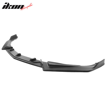 IKON MOTORSPORTS, Front Bumper Lip Compatible With 2018-2021 Honda Accord, 3PCS Front Lower Bumper Chin Lip Spoiler Splitter Protector PP Polypropylene IKON V2 Style, 2019 2020