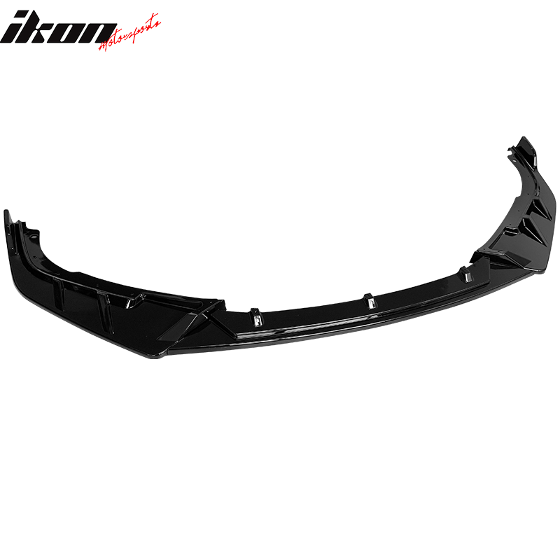 IKON MOTORSPORTS, Front Bumper Lip Compatible With 2021-2022 Honda Accord, IKON V3 Style PP 3PCS Front Protector Spoiler Splitter Kit