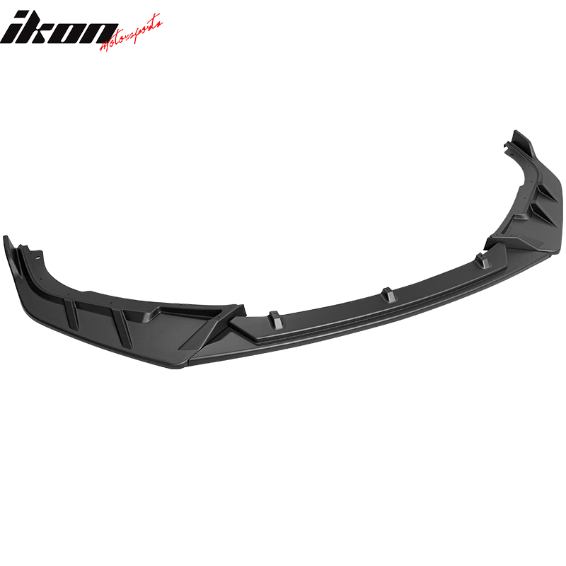 IKON MOTORSPORTS, Front Bumper Lip Compatible With 2021-2022 Honda Accord, 3PCS Spoiler Air Dam Chin Splitter PP