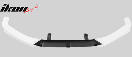 Fits 21-22 Honda Accord 3PC Front Bumper Lip Spoiler Platinum White Pearl &Black