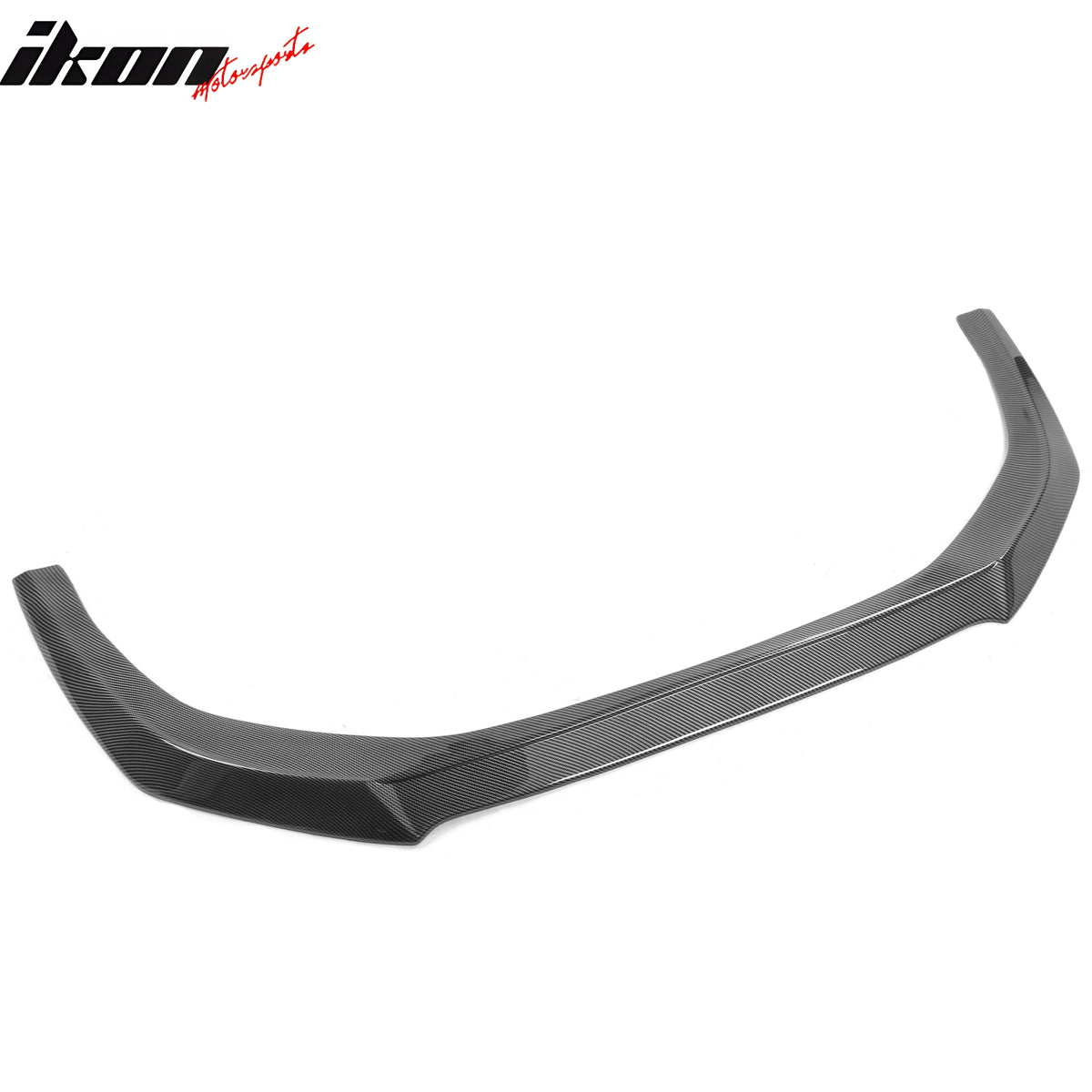 Fits 23-24 Honda Accord Sedan V3 Style Front Bumper Lip Carbon Fiber Print ABS