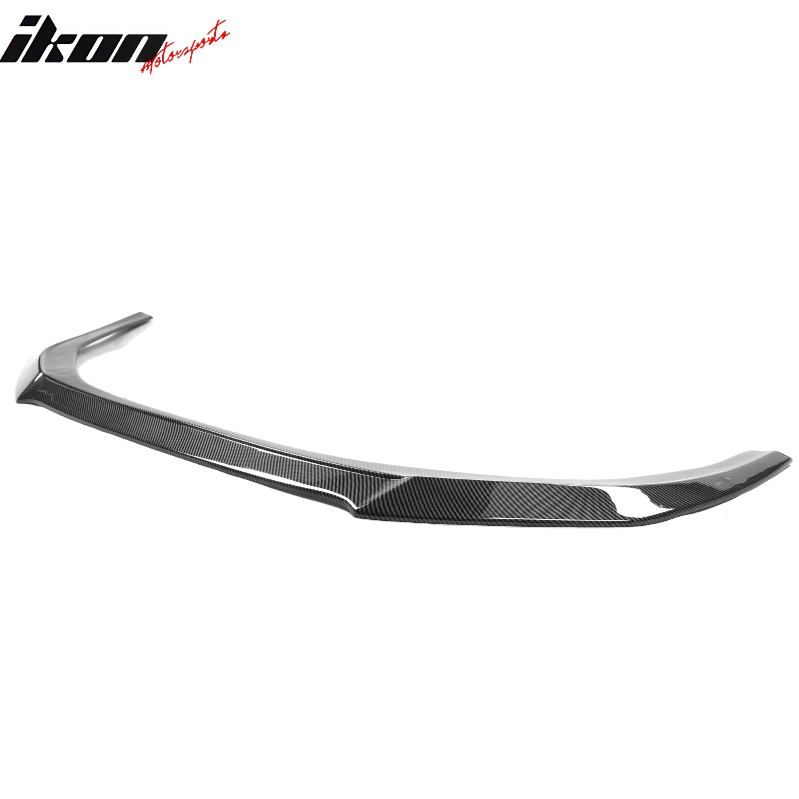 Fits 23-24 Honda Accord Sedan V3 Style Front Bumper Lip Carbon Fiber Print ABS