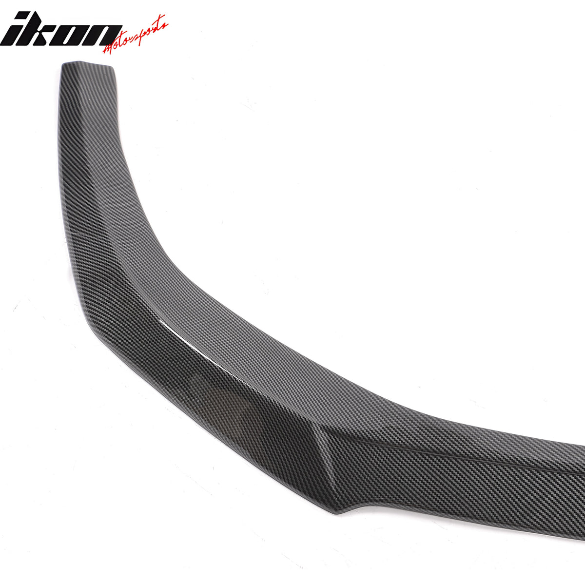 Fits 23-24 Honda Accord Sedan V3 Style Front Bumper Lip Carbon Fiber Print ABS