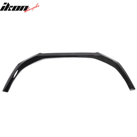 Fits 23-24 Honda Accord Sedan V3 Style Front Bumper Lip Spoiler Gloss Black ABS