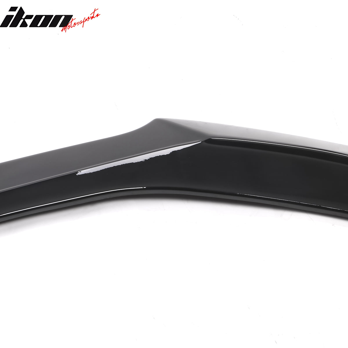 Fits 23-25 Honda Accord Sedan V3 Style Front Bumper Lip Spoiler Gloss Black ABS