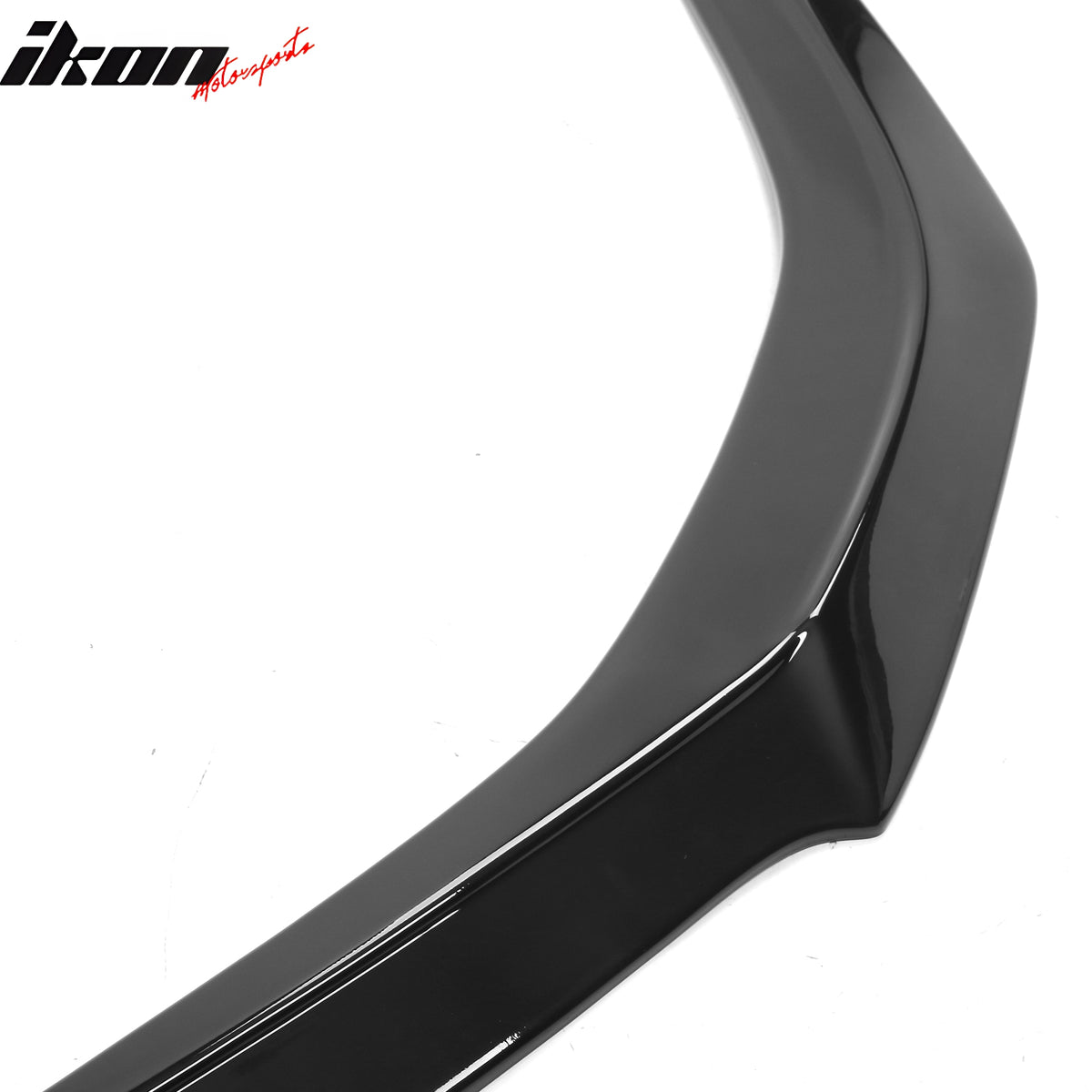 Fits 23-24 Honda Accord Sedan V3 Style Front Bumper Lip Spoiler Gloss Black ABS