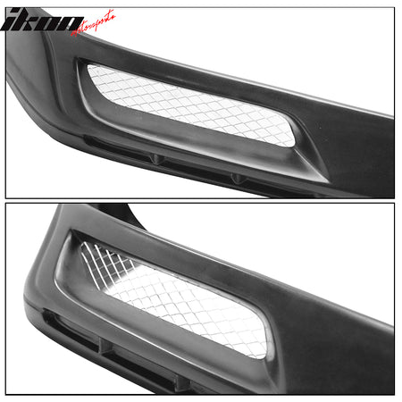 Fits 98-02 Honda Accord Coupe Type J Front Bumper Lip Spoiler Bodykit Guard PU