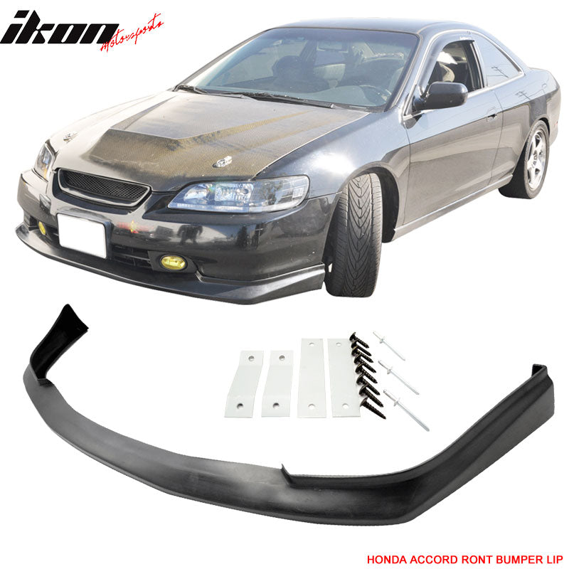 1998-2000 Honda Accord Coupe JDM Sport Style Front Bumper Lip PU