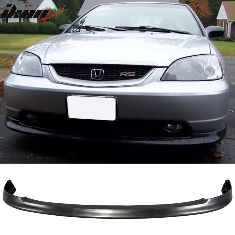 Fits 01-03 Honda Civic OE Style Front Bumper Lip Spoiler Painted Color