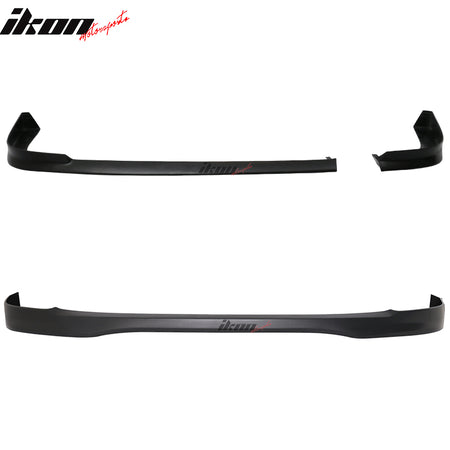 Fits 01-03 Honda Civic EM2 Coupe 2-Door TR Style Front + 2PCS Rear Bumper Lip PU