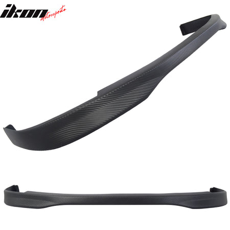 Fits 01-03 Honda Civic 2Dr 4Dr Type R BM Style Front Bumper Lip - PU CF Texture