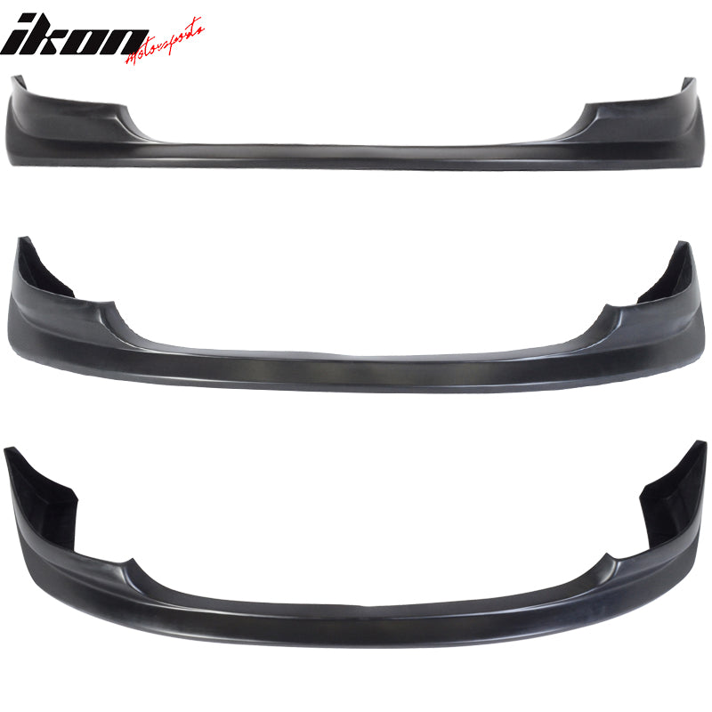 Fits 03-05 Honda Civic 3Dr Hatchback HB AW Style Front Bumper Lip - PU