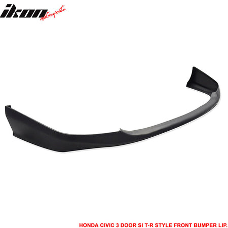 Fits 02-05 Honda Civic 3DR HB Front Bumper Lip Type R Spoiler Unpainted Splitter