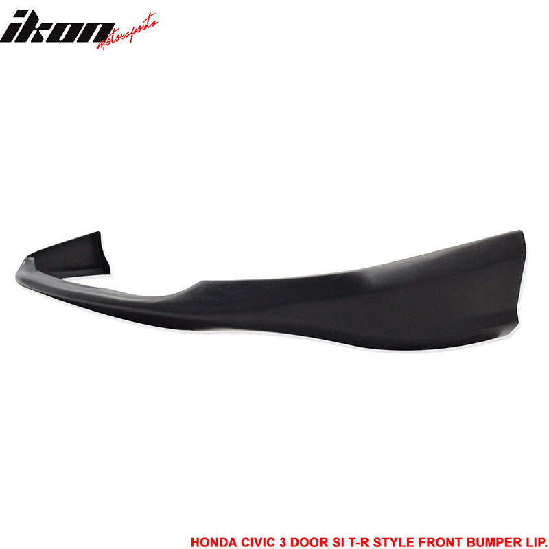 Fits 02-05 Honda Civic 3DR HB Front Bumper Lip Type R Spoiler Unpainted Splitter