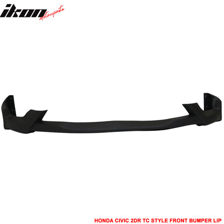 Fits 06-08 Honda Civic 2Dr TC Style Front Bumper Lip Chin Spoiler - PU