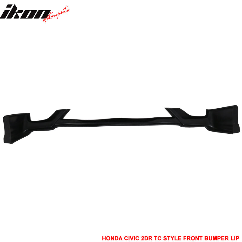 Fits 06-08 Honda Civic 2Dr TC Style Front Bumper Lip Chin Spoiler - PU