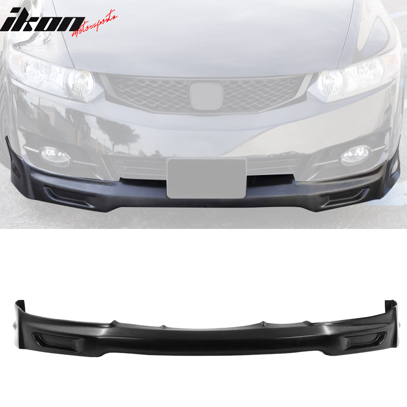 2009-2011 Honda Civic 2-Door Coupe Mugen Front Bumper Lip Spoiler PU