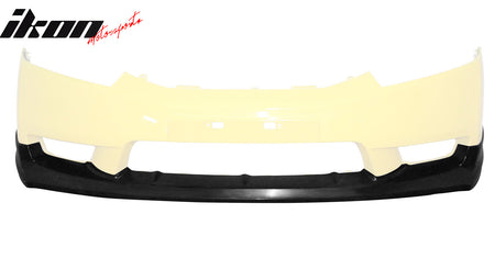 Fits 09-11 Honda Civic Sedan JS Style Unpainted Front Bumper Lip Spoiler PU