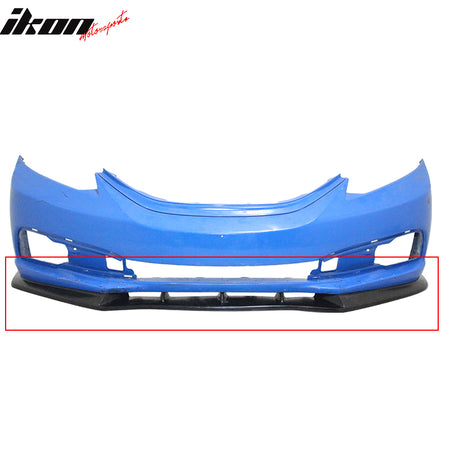 Fits 13-15 Honda Civic EK Sedan 4Dr IKON V3 Style PU Front Bumper Lip Spoiler