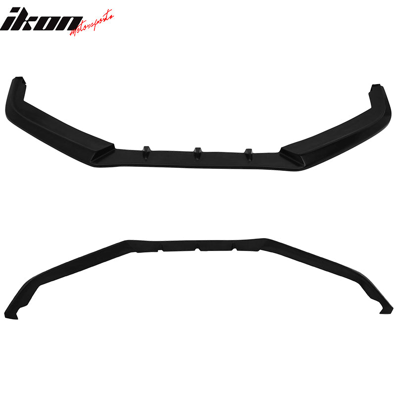 Fits 13-15 Honda Civic EK Sedan 4Dr IKON V3 Style PU Front Bumper Lip Spoiler