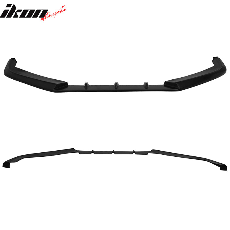 Fits 13-15 Honda Civic EK Sedan 4Dr IKON V3 Style PU Front Bumper Lip Spoiler