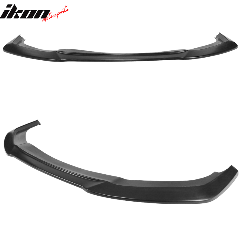 Fits 17-21 Honda Civic Si 4DR Hatchback GT Style Front Bumper Lip Black 1PC PU