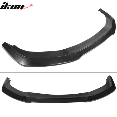 Fits 17-21 Honda Civic Si 4DR Hatchback GT Style Front Bumper Lip Black 1PC PU