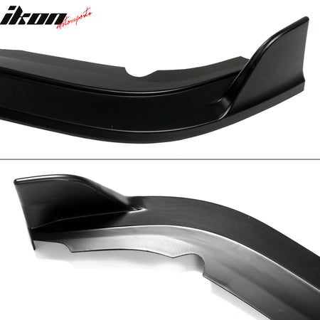 IKON MOTORSPORTS Front Bumper Lip Compatible With 2019-2021 Honda Civic, IKON Style Air Dam Chin Spoiler