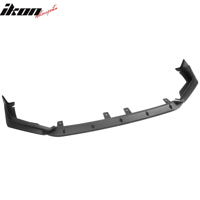 IKON MOTORSPORTS, Front Bumper Lip Compatible With 2022-2024 Honda Civic Sedan & Hatchback 4-Door, IKON Style PP Front Bumper Lower Lip Spoiler BodyKits