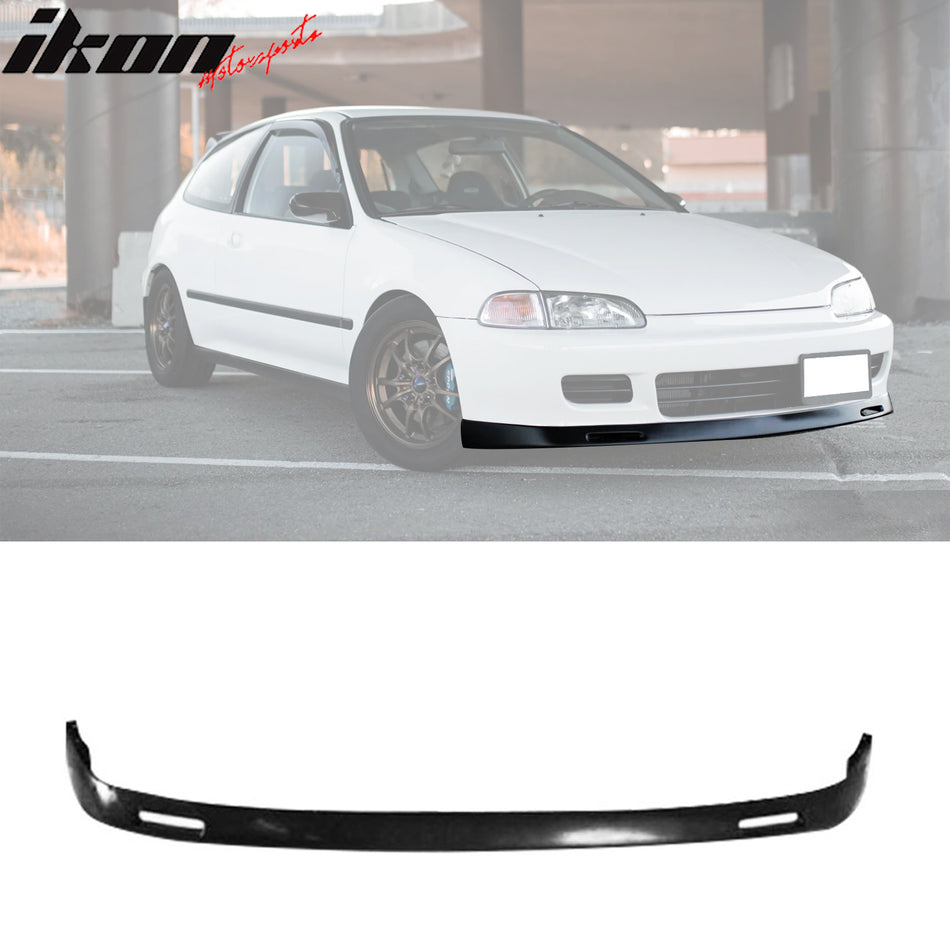 1992-1995 Honda Civic EG BYS Style Front Bumper Lip Spoiler PU