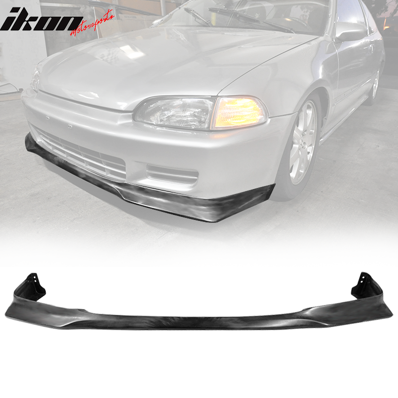 1992-1995 Honda Civic EG Coupe 3Dr HB EVO Style PU Front Bumper Lip