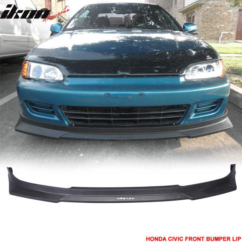 1992-1995 Honda Civic 2Dr 3Dr HC1 Style Front Bumper Lip PP