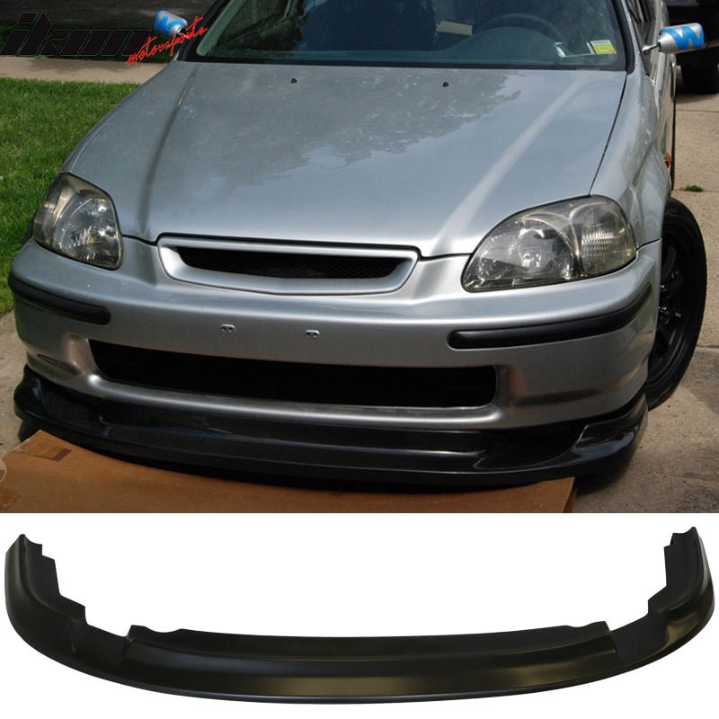 1996-1998 Honda Civic EK 1st Molding JDM Style Unpainted Front Lip PU