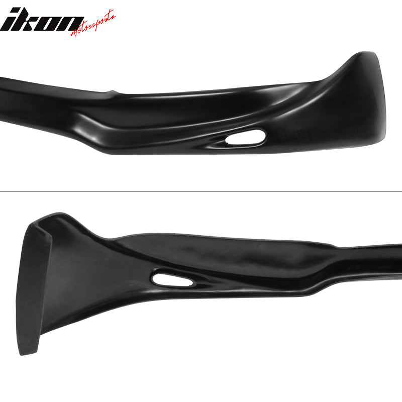 Fits 96-98 Honda Civic Jun Style Front Bumper Lip Chin Spoiler Kit PU Unpainted