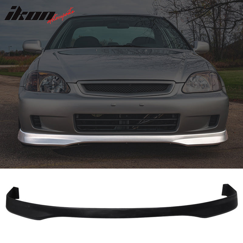 1999-2000 Honda Civic EK TR Style Type R Front Bumper Lip Splitter PP