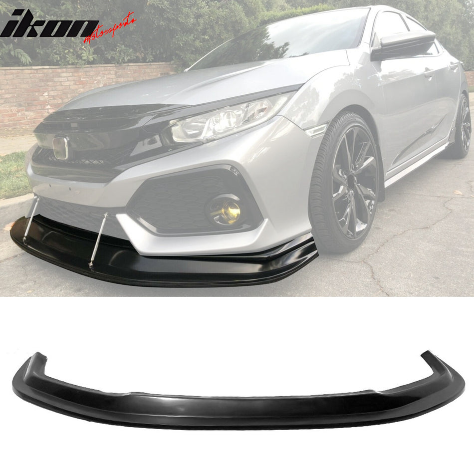 2017-2021 Honda Civic Si & Hatchback MDA Style Front Bumper Lip Kit PU